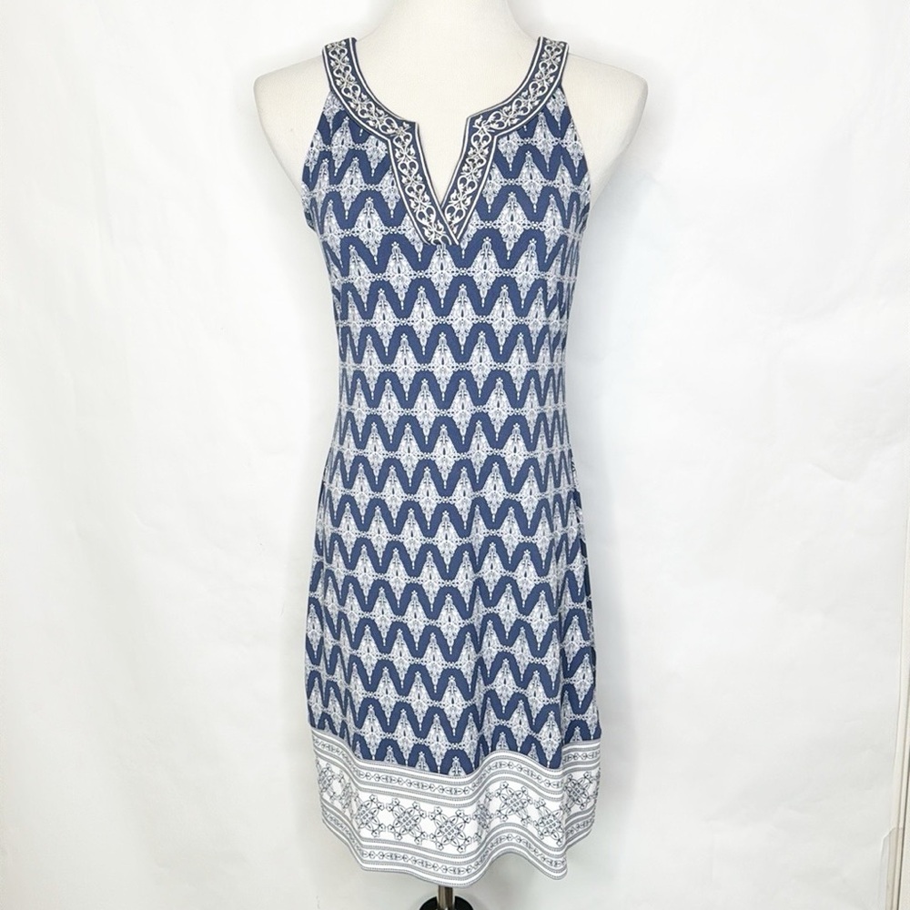 Magnolia Grace Embroidered Trim Knit Dress (S) - Picture 2 of 8